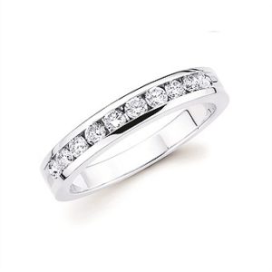 Ostbye 1/2 Ctw. Channel Set 10 Stone Diamond Anniversary Band