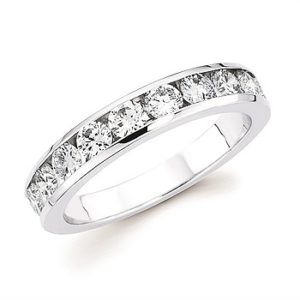 Ostbye 1 Ctw. Channel Set 10 Stone Diamond Anniversary Band