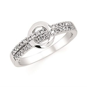 Ostbye 1/5 Ctw. Diamond Fashion Ring In 14K Gold