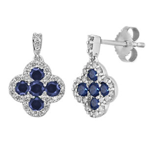 Shefi Diamond and Sapphire earrings