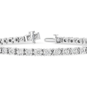 Allison Kaufman 2.0ctw 14ktw Prong Set DC Plate Tennis Style Bracelet
