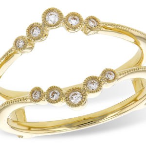Allison Kaufman 14kty .10ctw Ring Guard