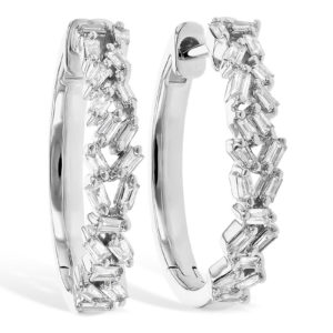 Allison Kaufman 14ktw .26ctw Baguette Earrings